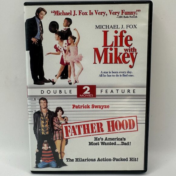 Life With Mikey & Father Hood Double Feature DVD Comedy & Family Films - Picture 1 of 3